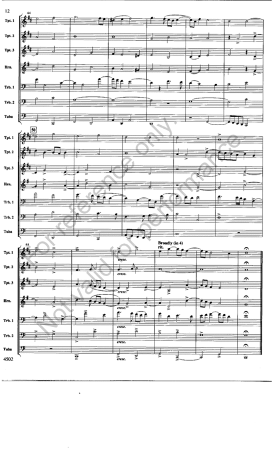 Kyrie, Gloria & Benedictus Chamber Music scores gallery preview page 12
