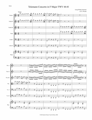 Telemann Concerto Grosso - Vivace TWV 44:41
