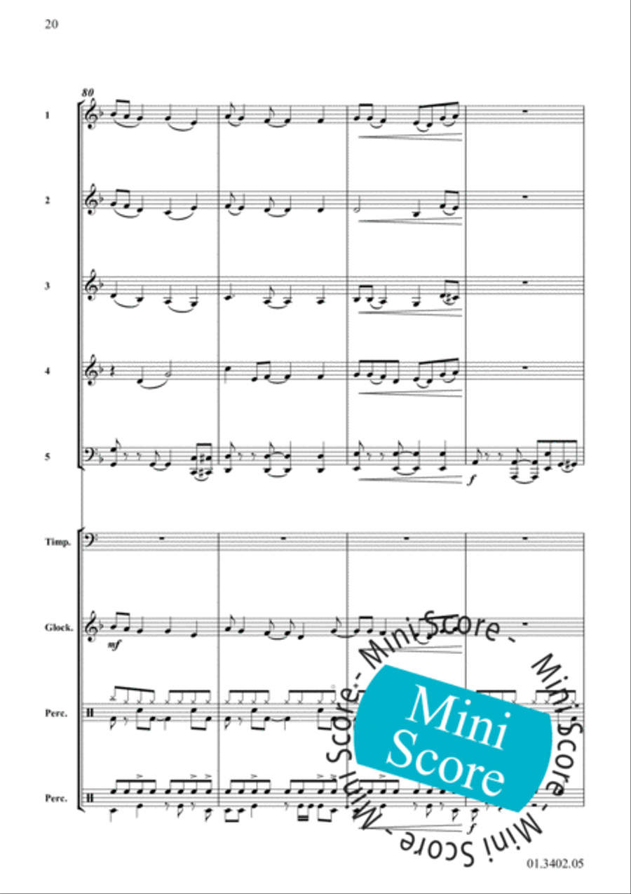 The Great Beethoven Bonanza Concert Band scores gallery preview page 24