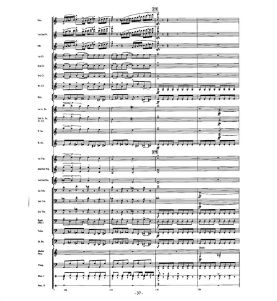 Agua's Whelm Concert Band scores gallery preview page 36