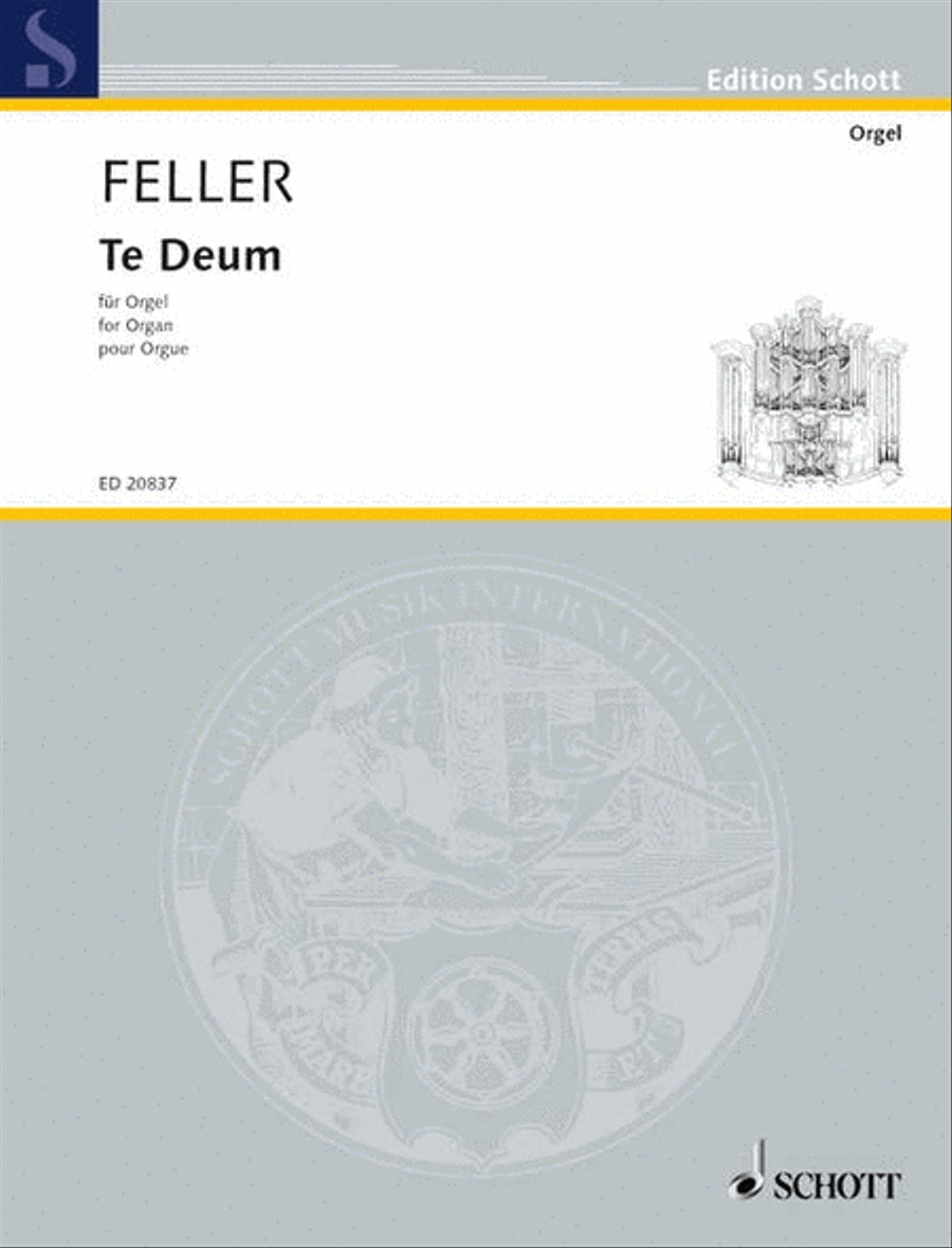 Te Deum Organ scores gallery preview page 1