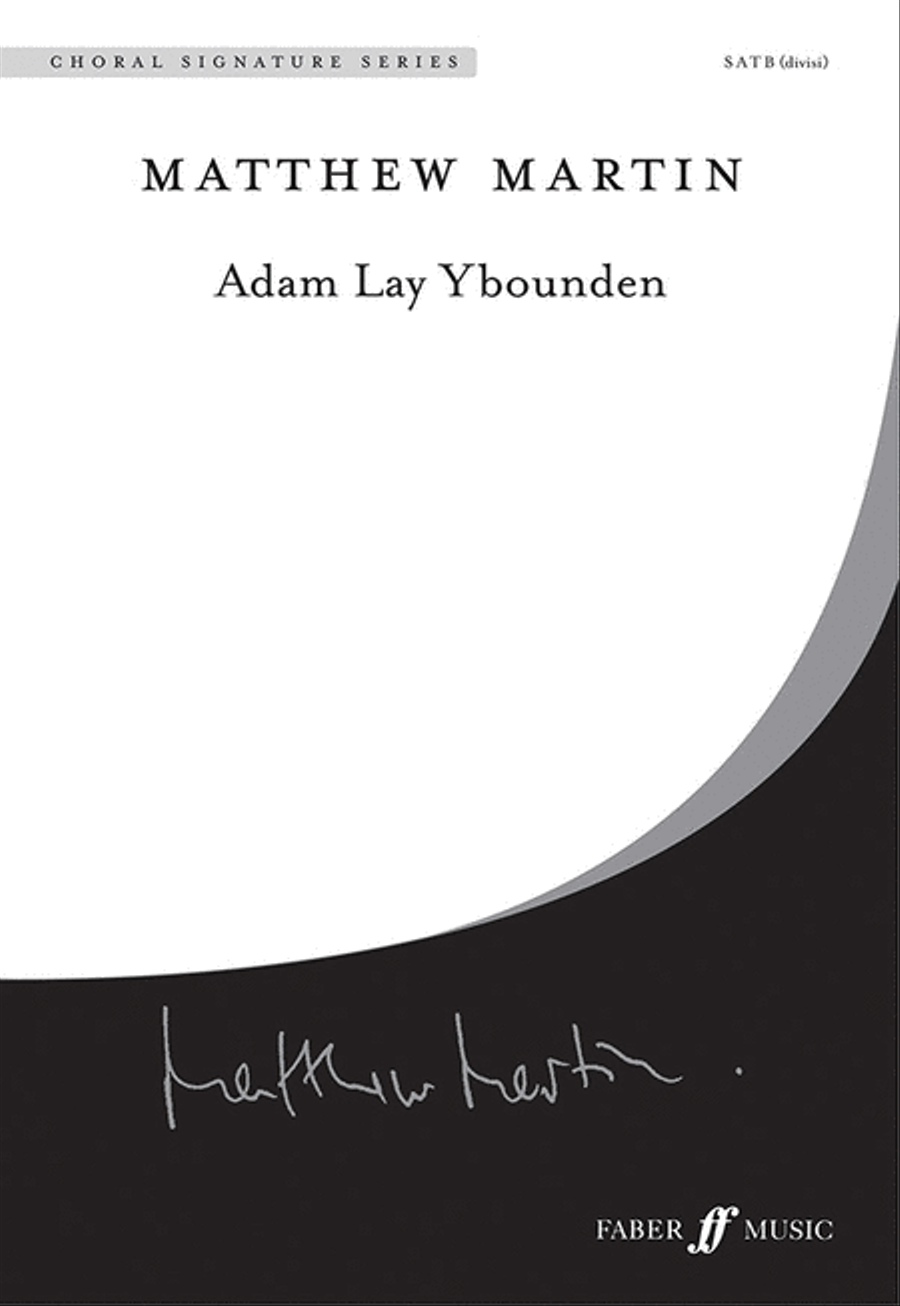 Adam Lay Ybounden 4-Part scores gallery preview page 1