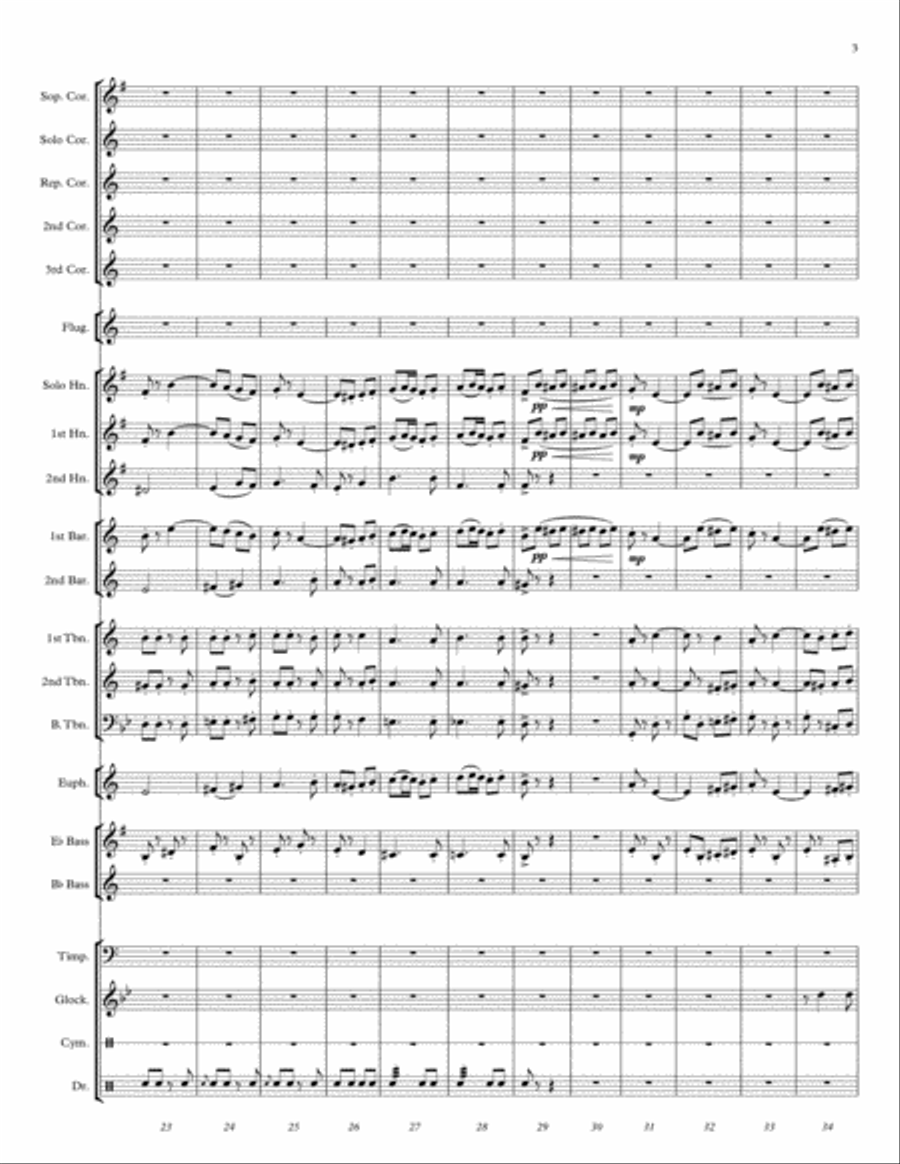 The Midwesterner Brass Band scores gallery preview page 4
