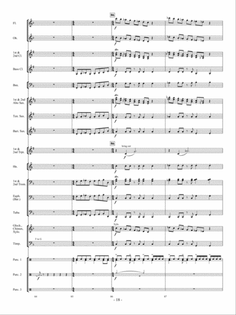Zoom! Concert Band scores gallery preview page 17