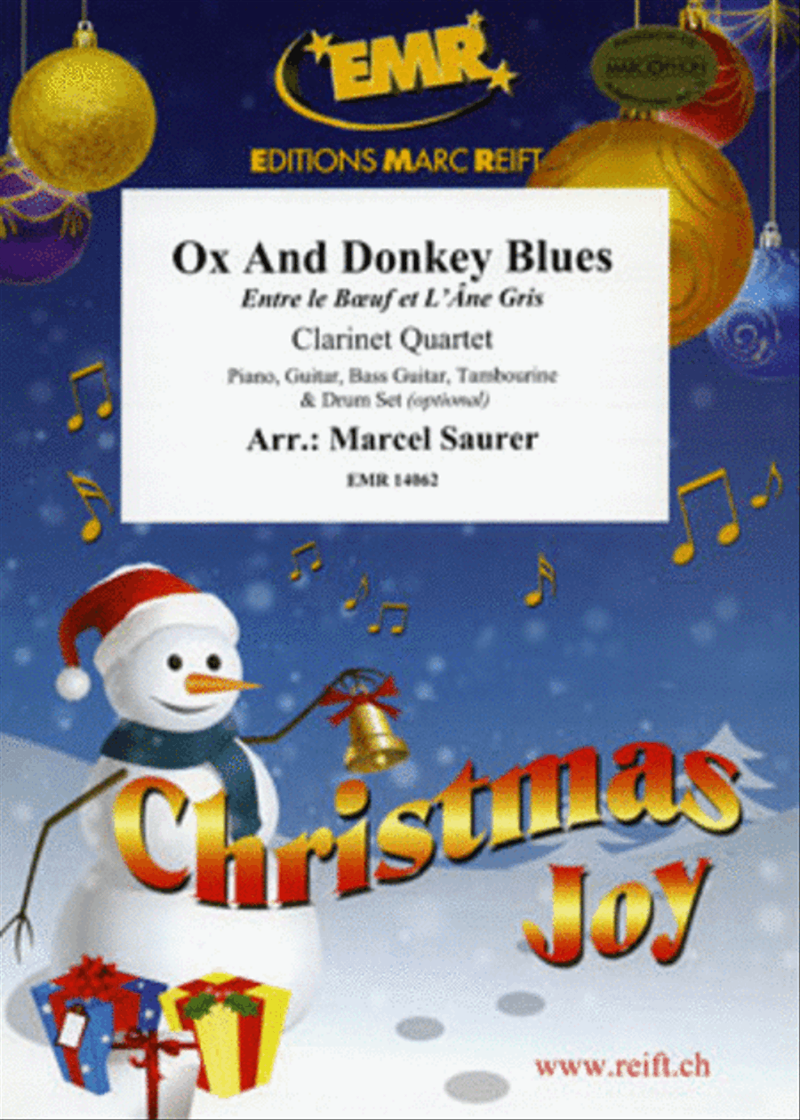 Ox And Donkey Blues Clarinet Quartet scores gallery preview page 1