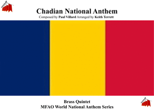 Chadian National Anthem (The Chadian Hymn-La Tchadienne) for Brass Quintet