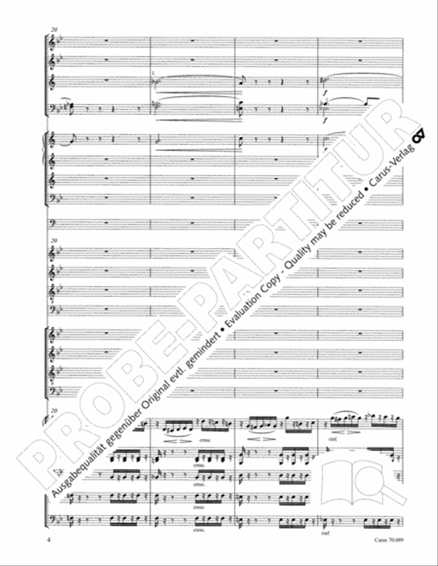 Stabat mater Choir scores gallery preview page 17
