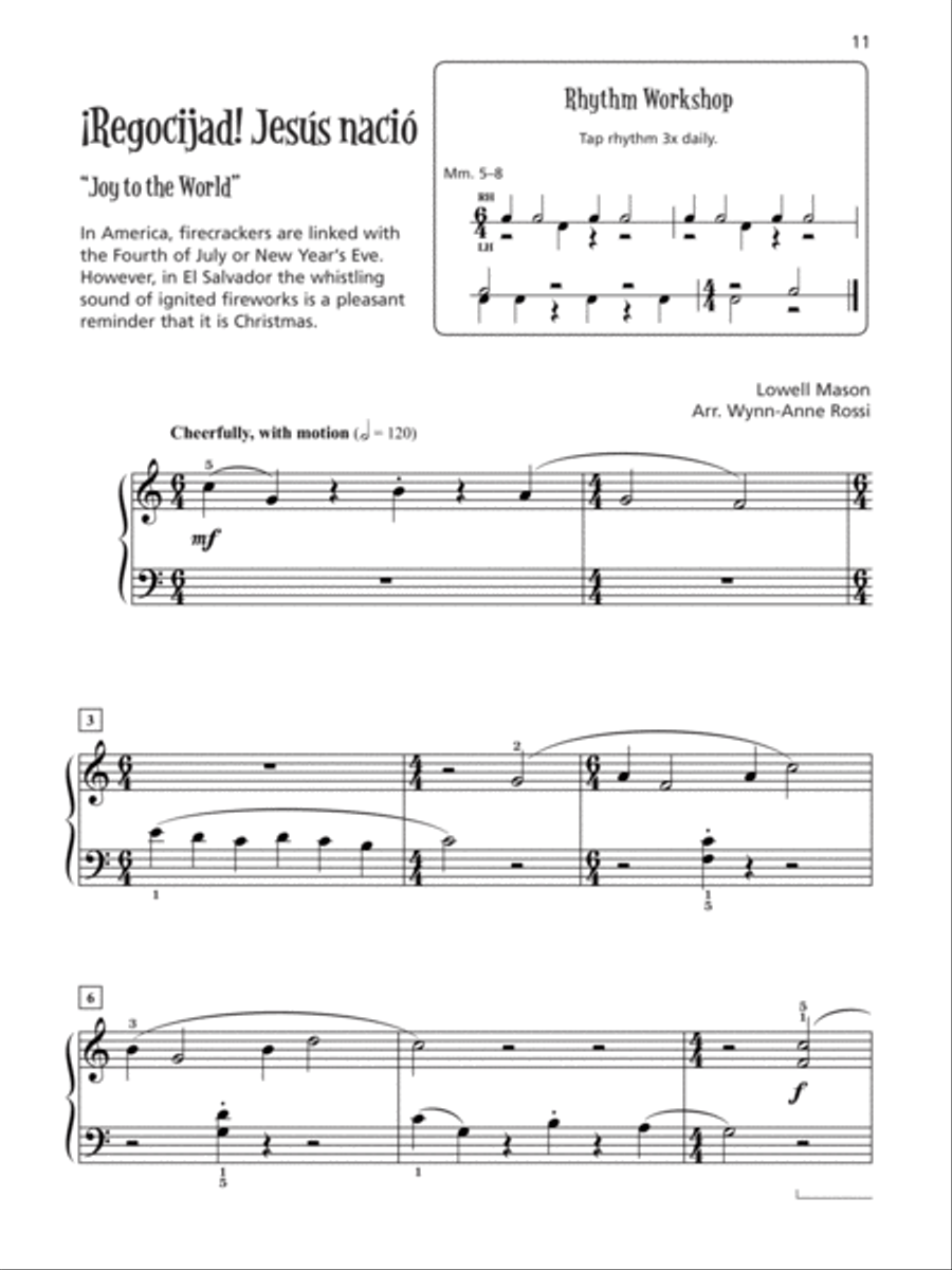 Música de Navidad, Books 1 & 2 (Value Pack) Easy Piano scores gallery preview page 4