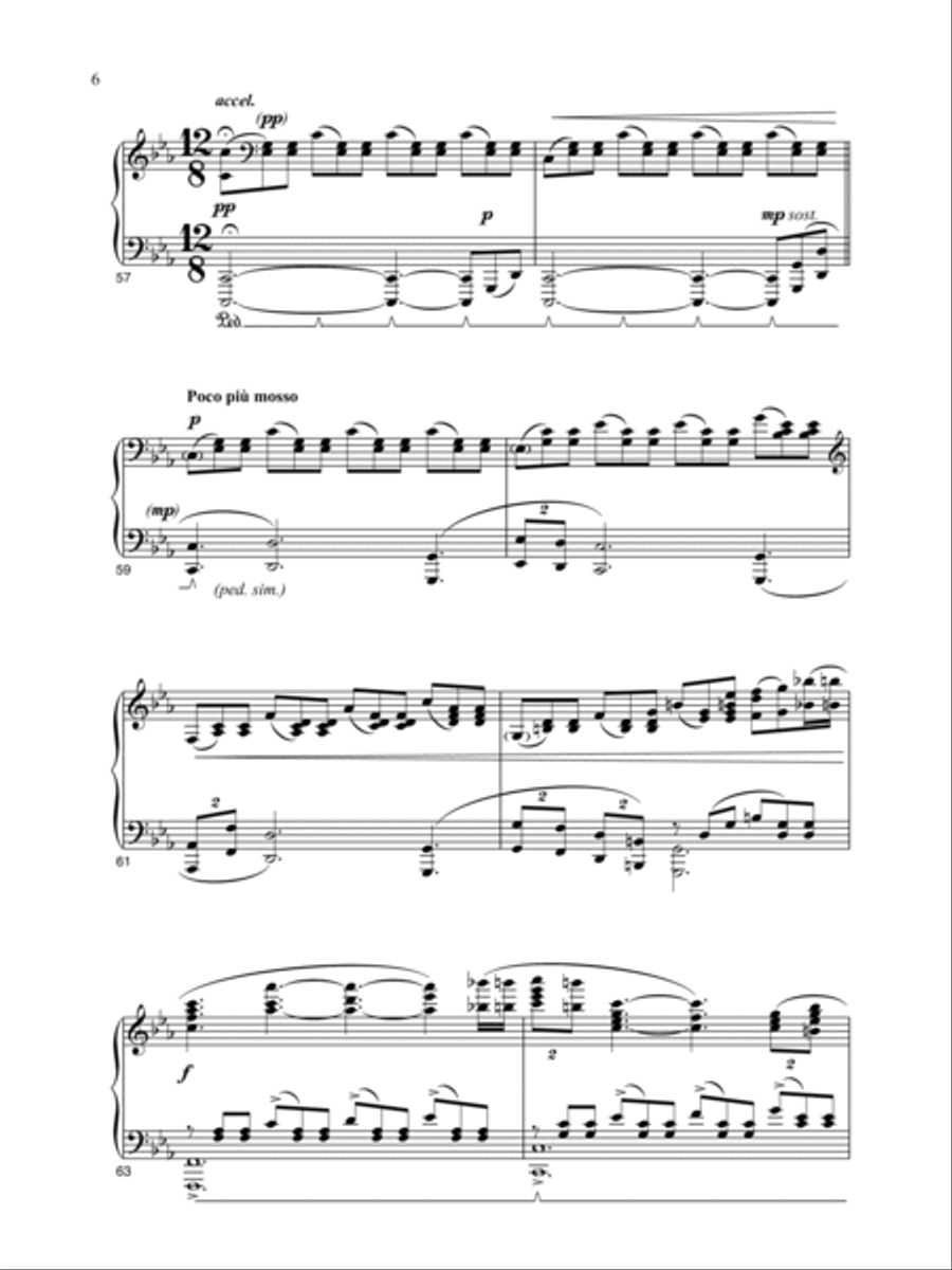 Sonata In Darkness (from The Batman) Piano Solo scores gallery preview page 6