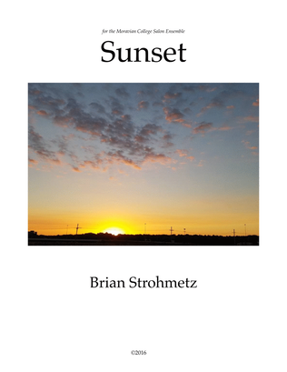 Book cover for Sunset (for F Horn, Cello & Piano)