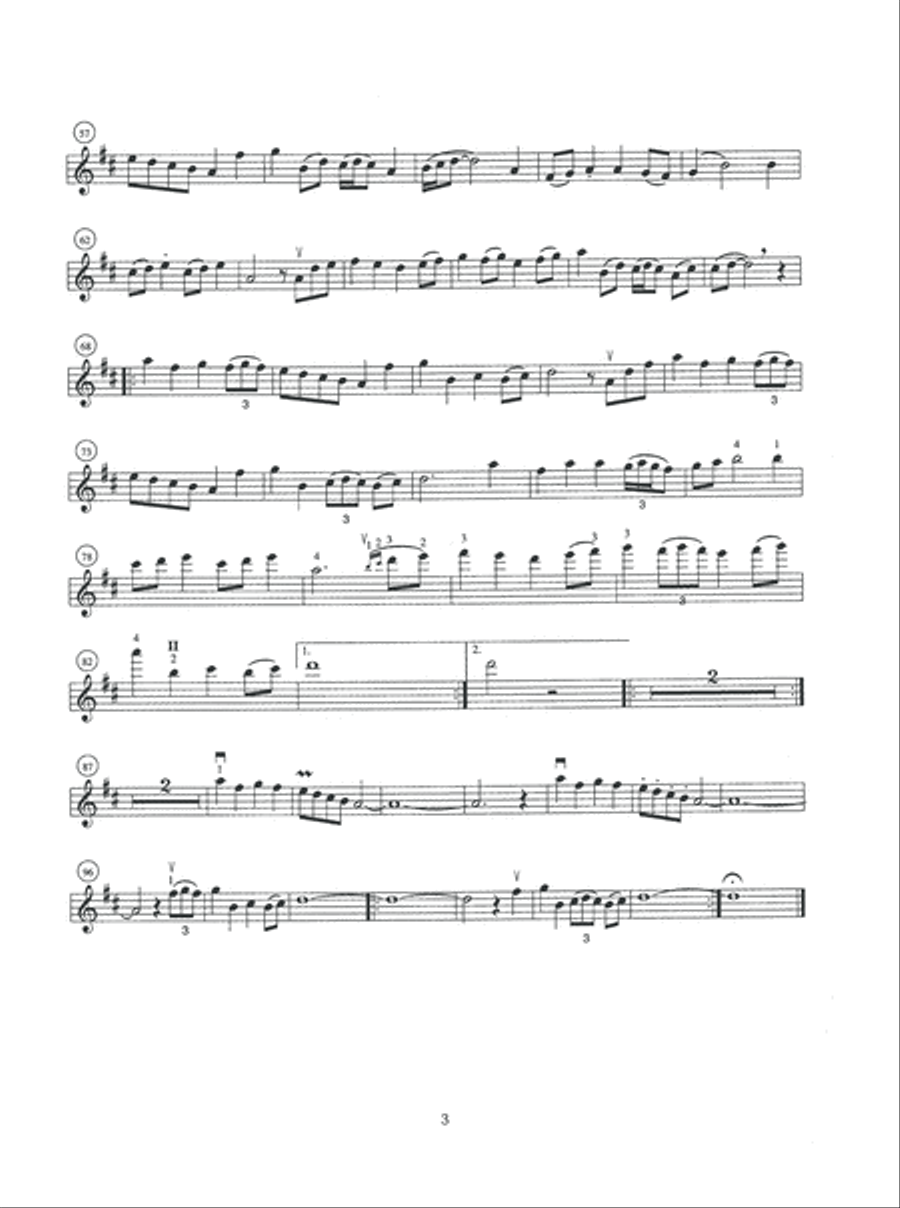 Old English Hymns for Violin Solo Violin Solo scores gallery preview page 4