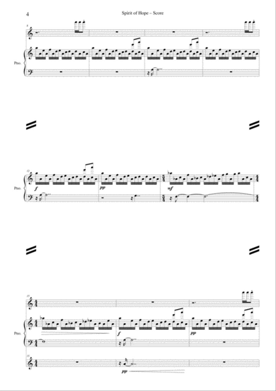 Spirit of hope String Orchestra scores gallery preview page 4