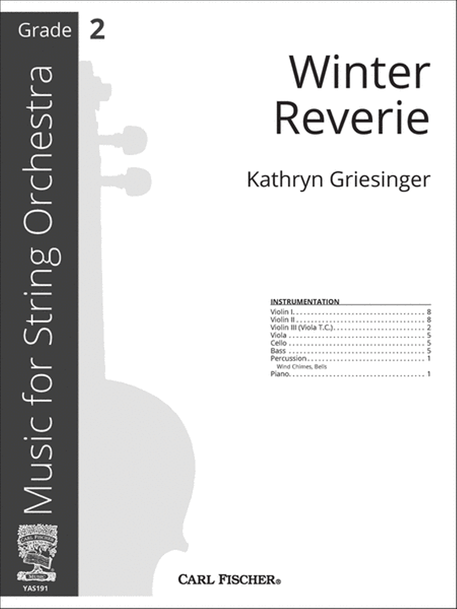 Winter Reverie Winter Reverie String Orchestra scores gallery preview page 1