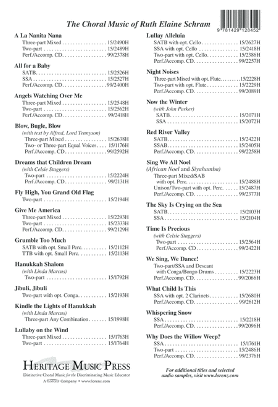 Sing a Song of Hanukkah 2-Part scores gallery preview page 8