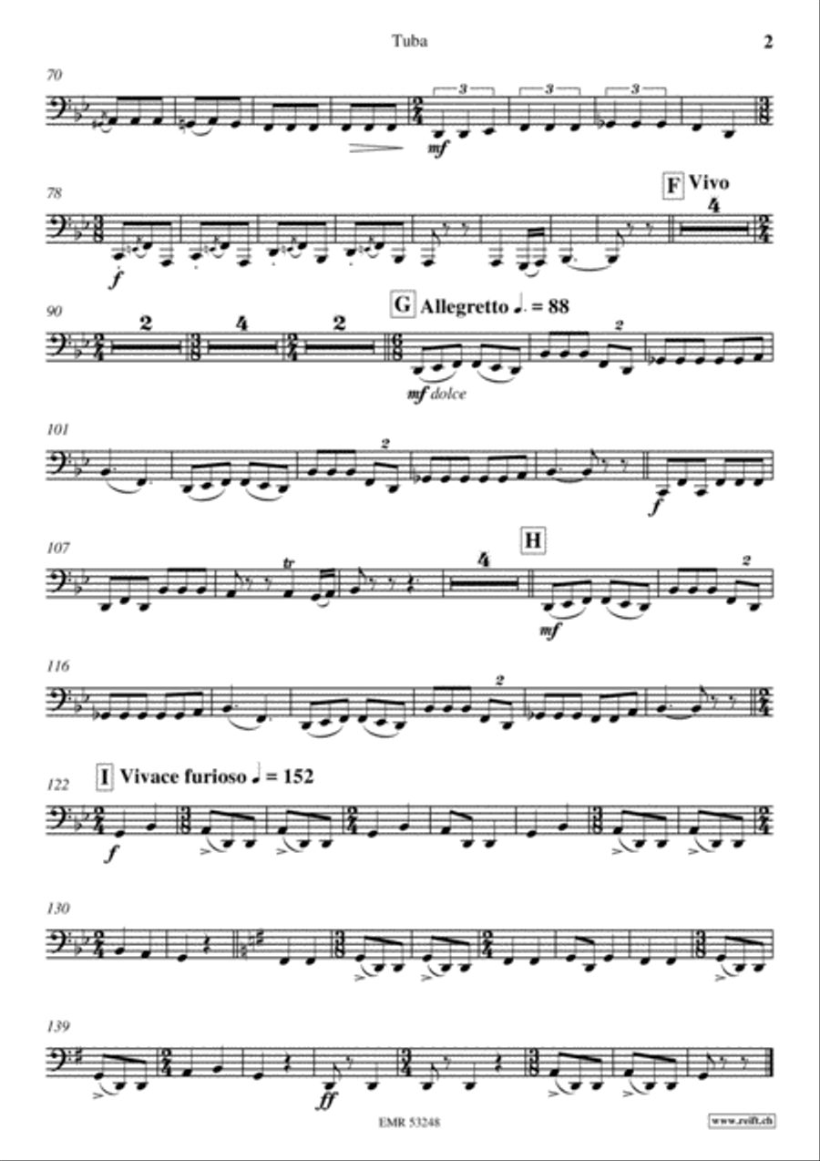 Danza Furiosa Tuba scores gallery preview page 3
