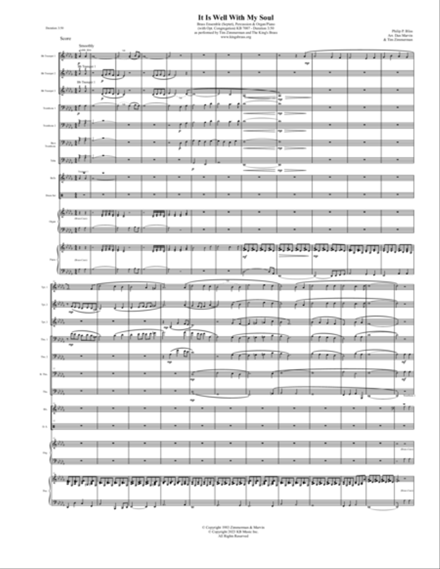 It Is Well with My Soul Trombone scores gallery preview page 2