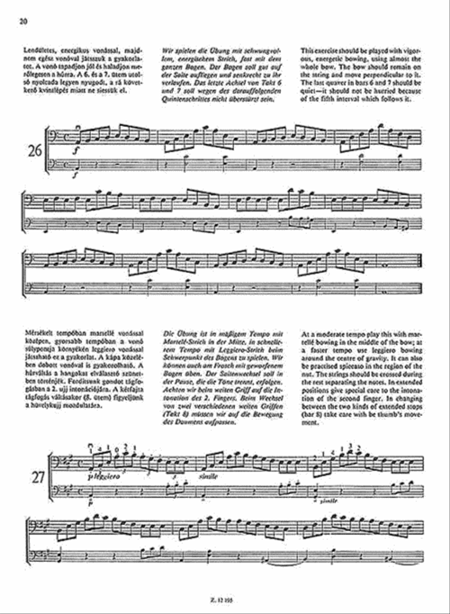 40 Easy Studies for Violoncello in the First Position, Op. 70