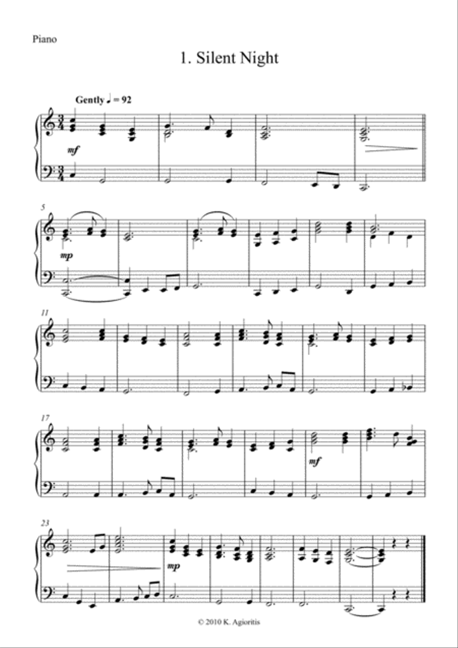 Carols for Four (or More) - Fifteen Carols with Flexible Instrumentation - Piano Accompaniment image number null