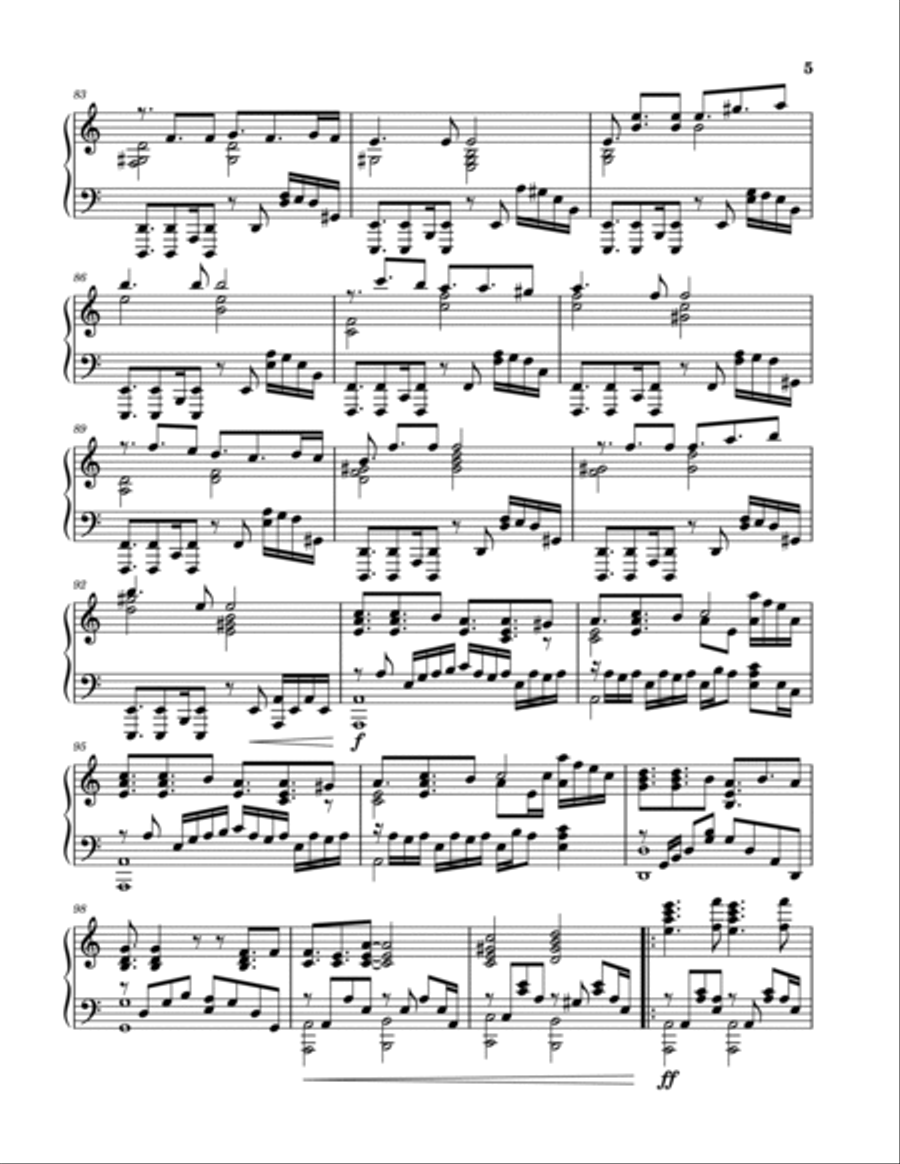 Dastaan-e-om Shanti Om Piano Solo scores gallery preview page 5
