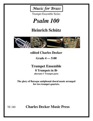 Psalm 100 for Trumpet Ensemble