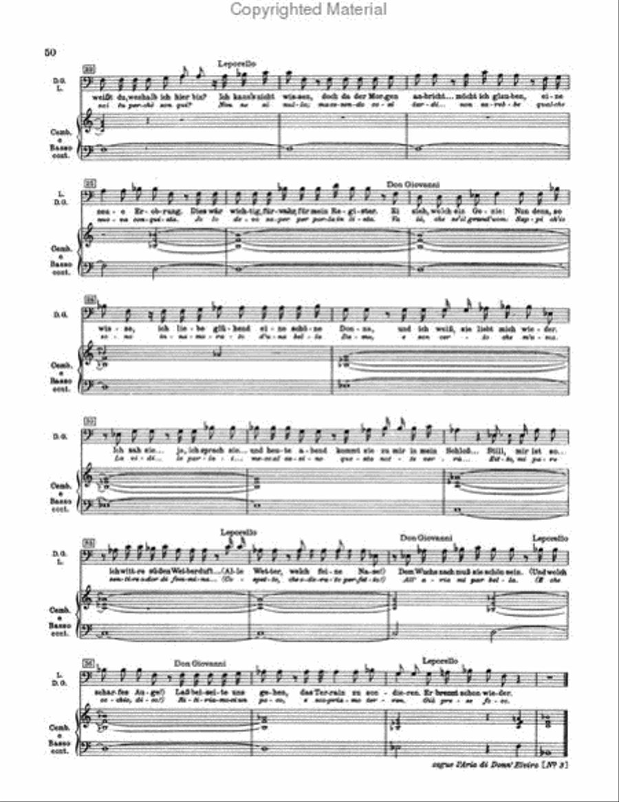 Don Giovanni Voice scores gallery preview page 3