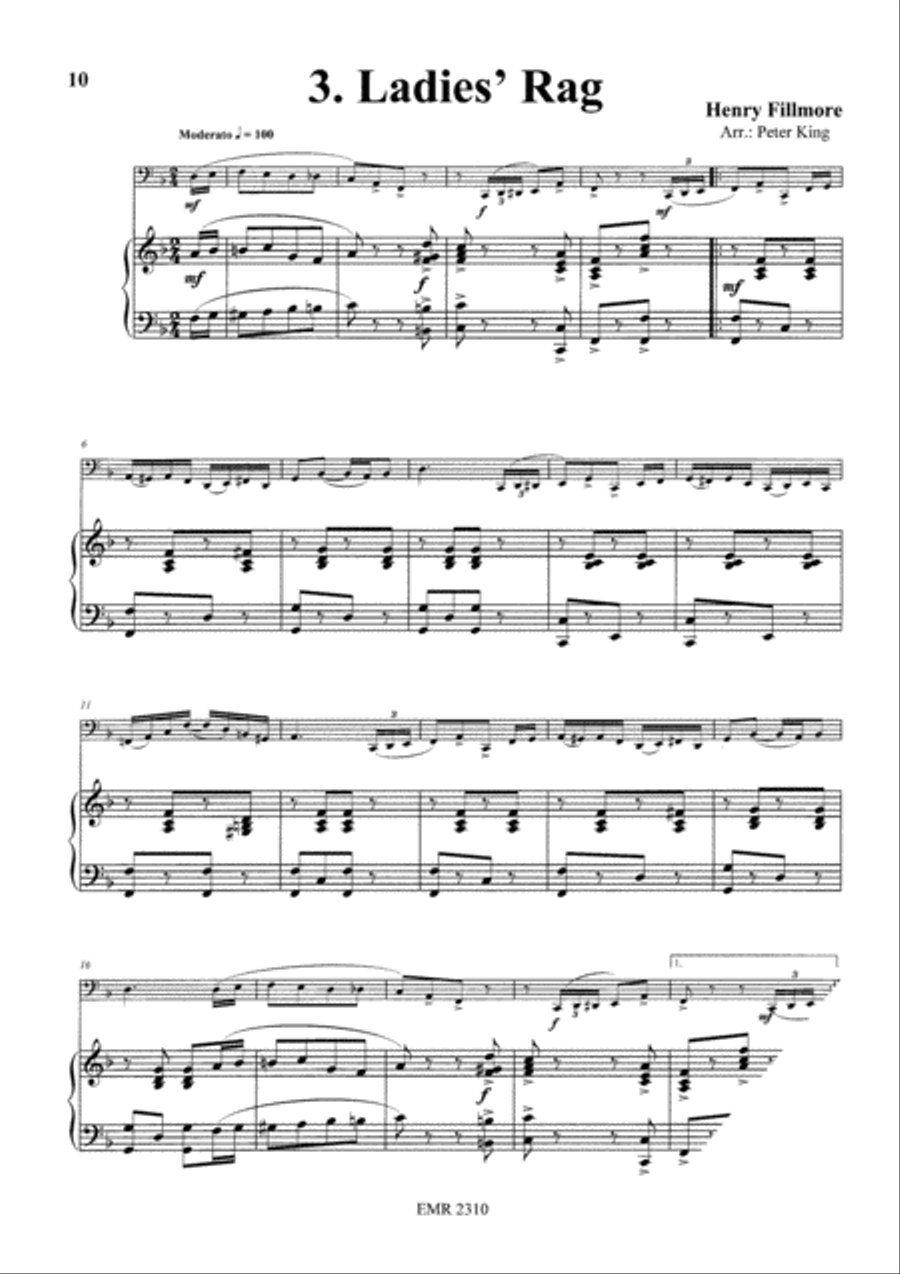 15 Rags Bass Trombone scores gallery preview page 5