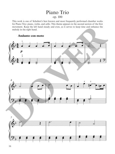 A First Book of Schubert -- For The Beginning Pianist with Downloadable MP3s