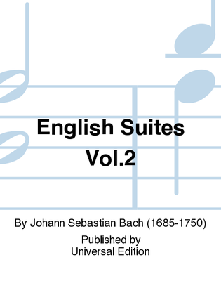 Book cover for English Suites Vol. 2