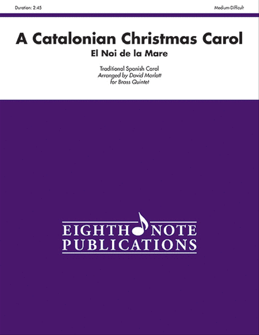 A Catalonian Christmas Carol Brass Quintet scores gallery preview page 1