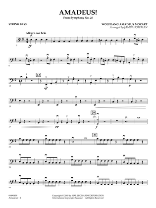 Amadeus! (arr. Jamin Hoffmann) - String Bass