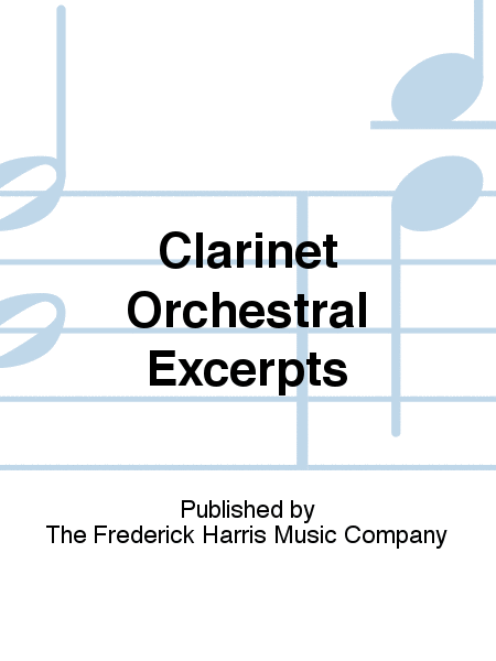 Clarinet Orchestral Excerpts