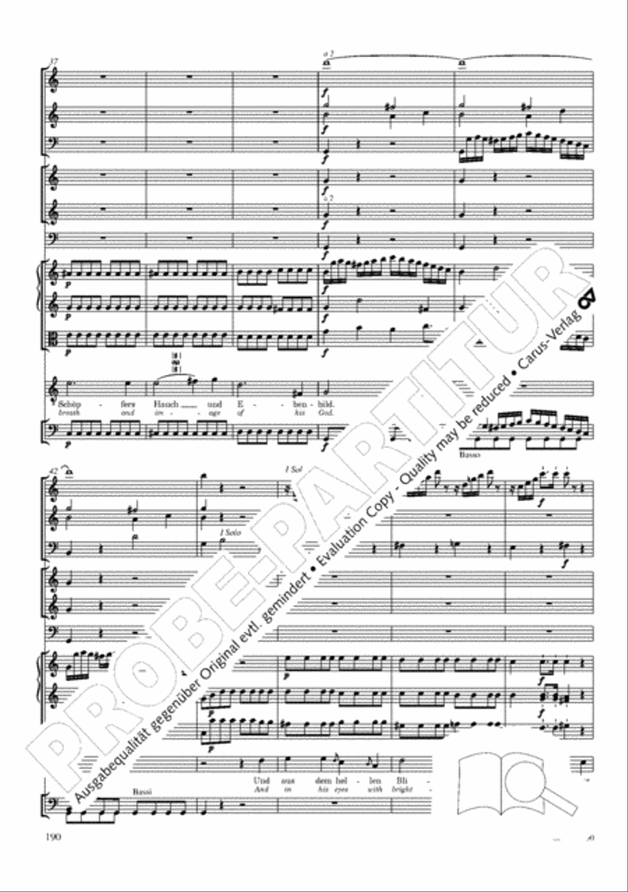 The Creation (Die Schopfung) 4-Part scores gallery preview page 210