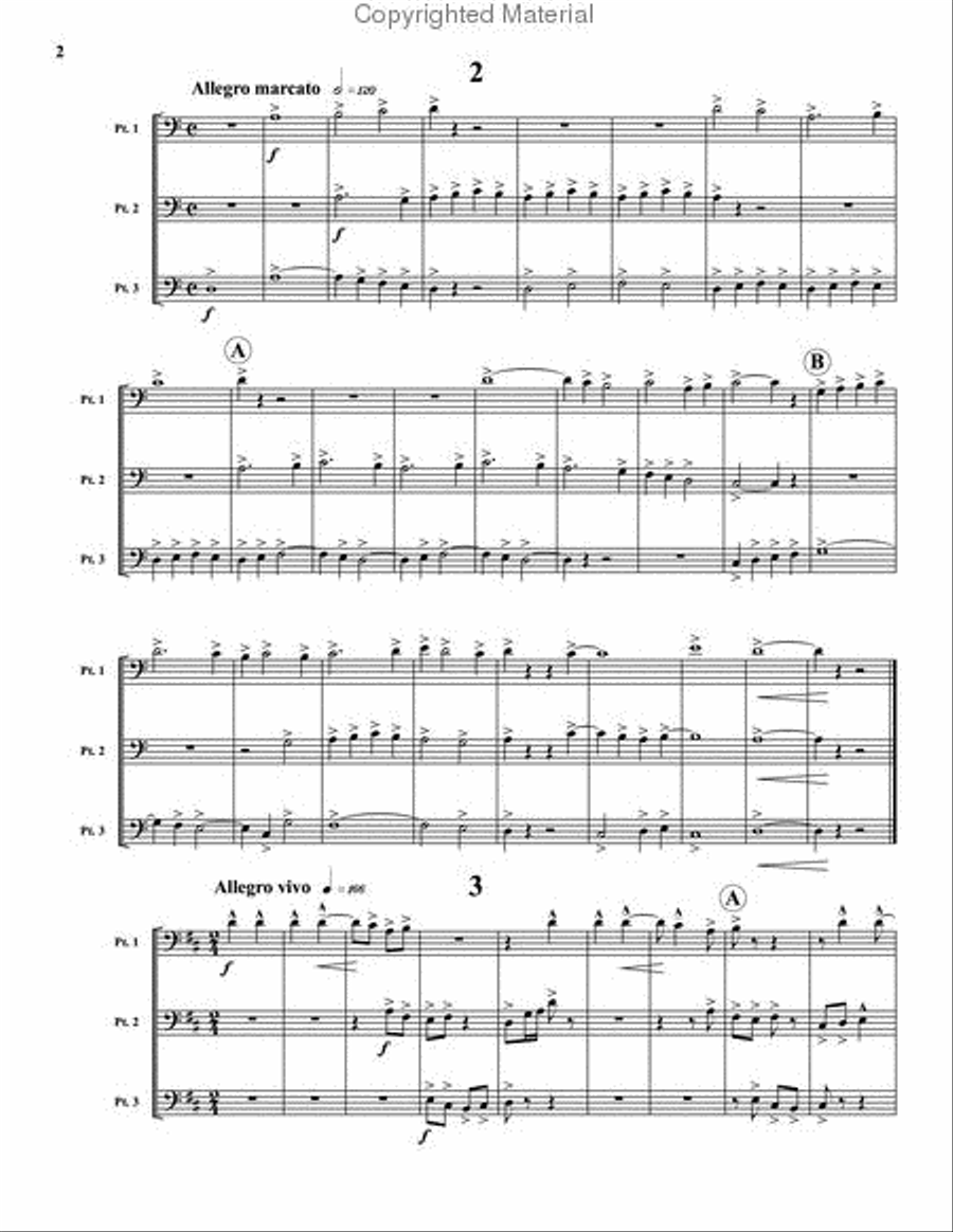 Musica Festiva Woodwind Trio scores gallery preview page 3