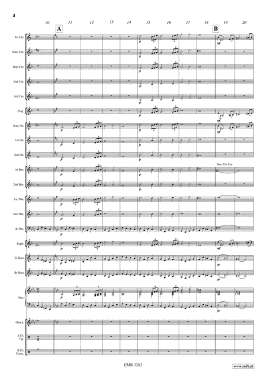 Solemn Prelude Brass Band scores gallery preview page 5