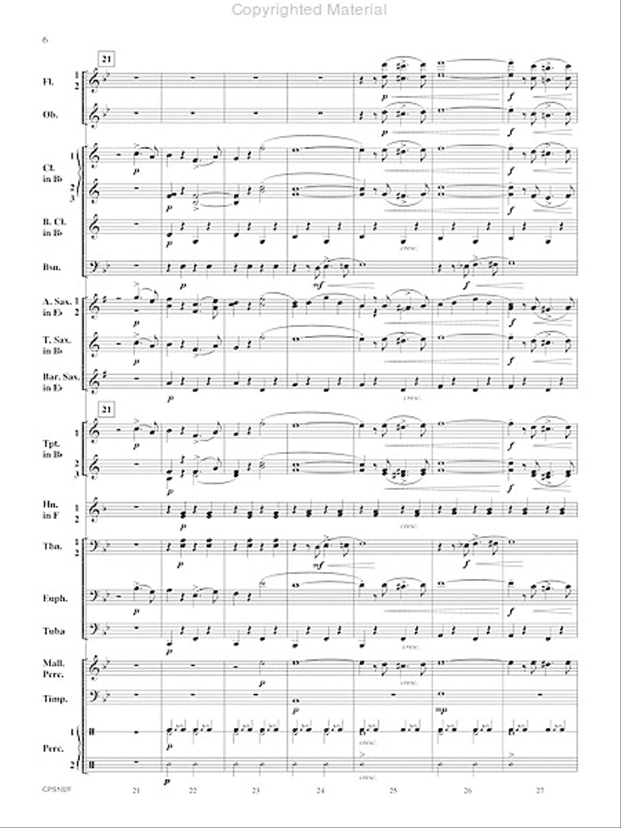 Rifle Regiment Rifle Regiment Concert Band scores gallery preview page 7