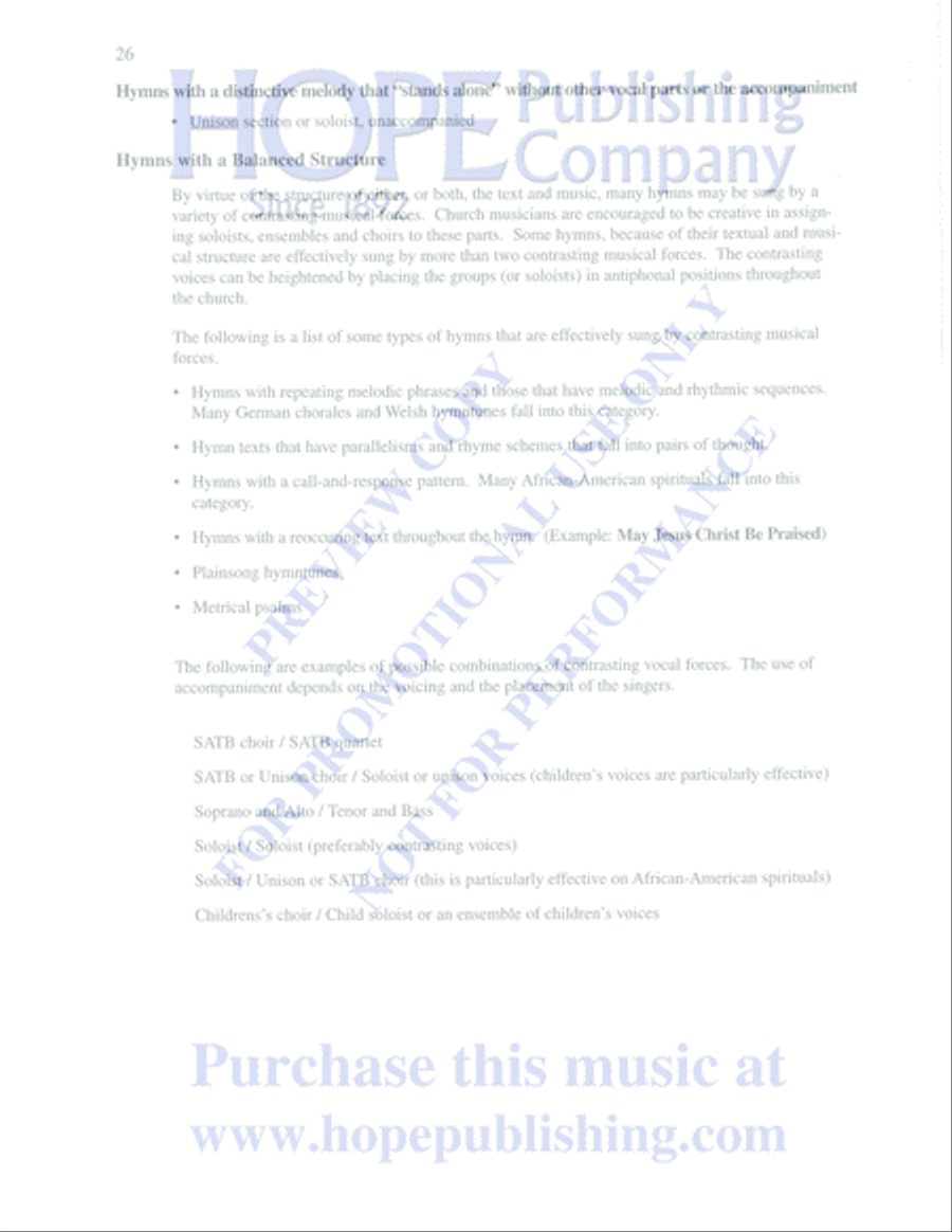 Practical Guide to Arranging Music for Organ, Choir, Handbells & Other Instrumen Choir scores gallery preview page 27