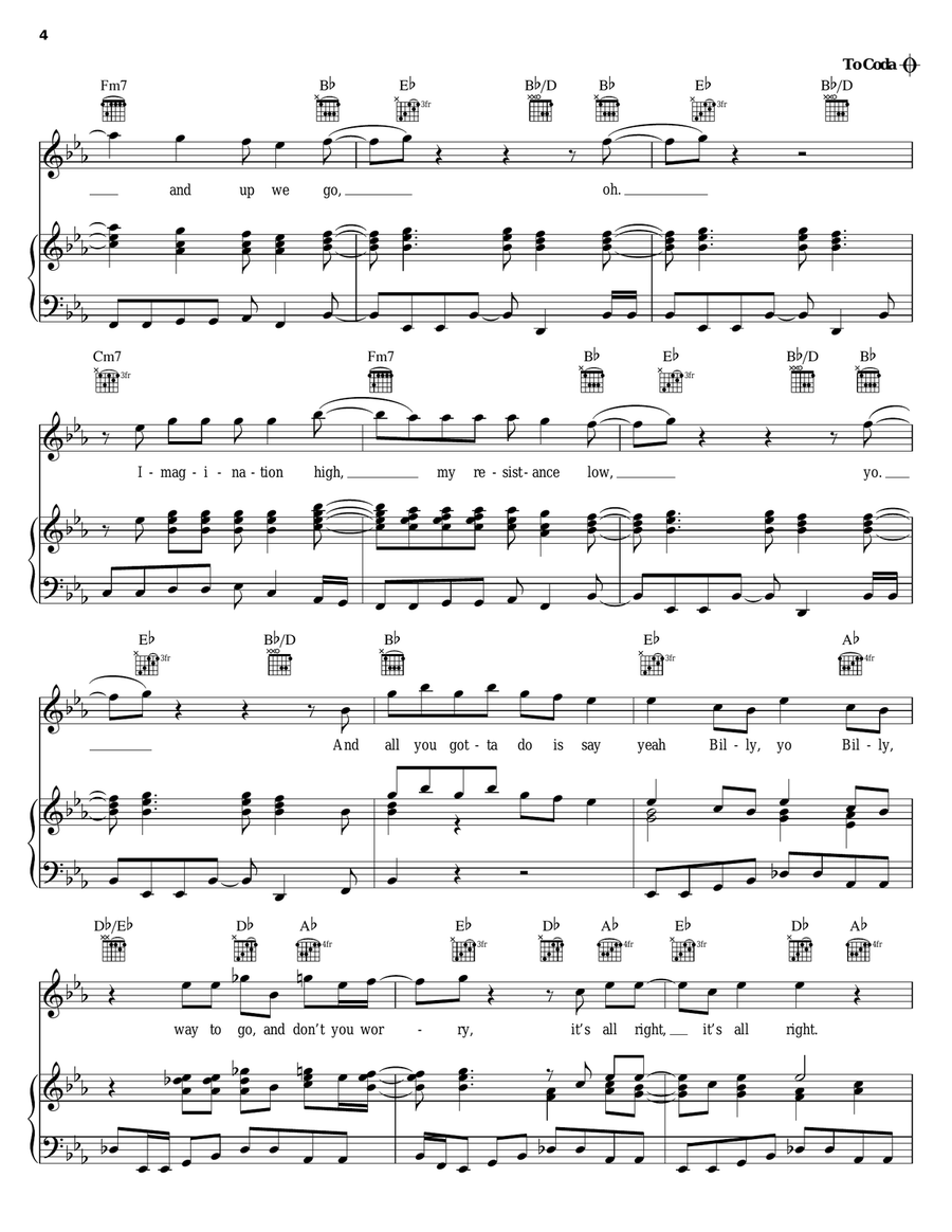 License To Chill Piano, Vocal, Guitar scores gallery preview page 4