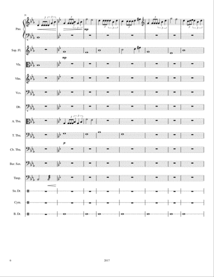 March of the Toy Soldier Large Ensemble scores gallery preview page 6