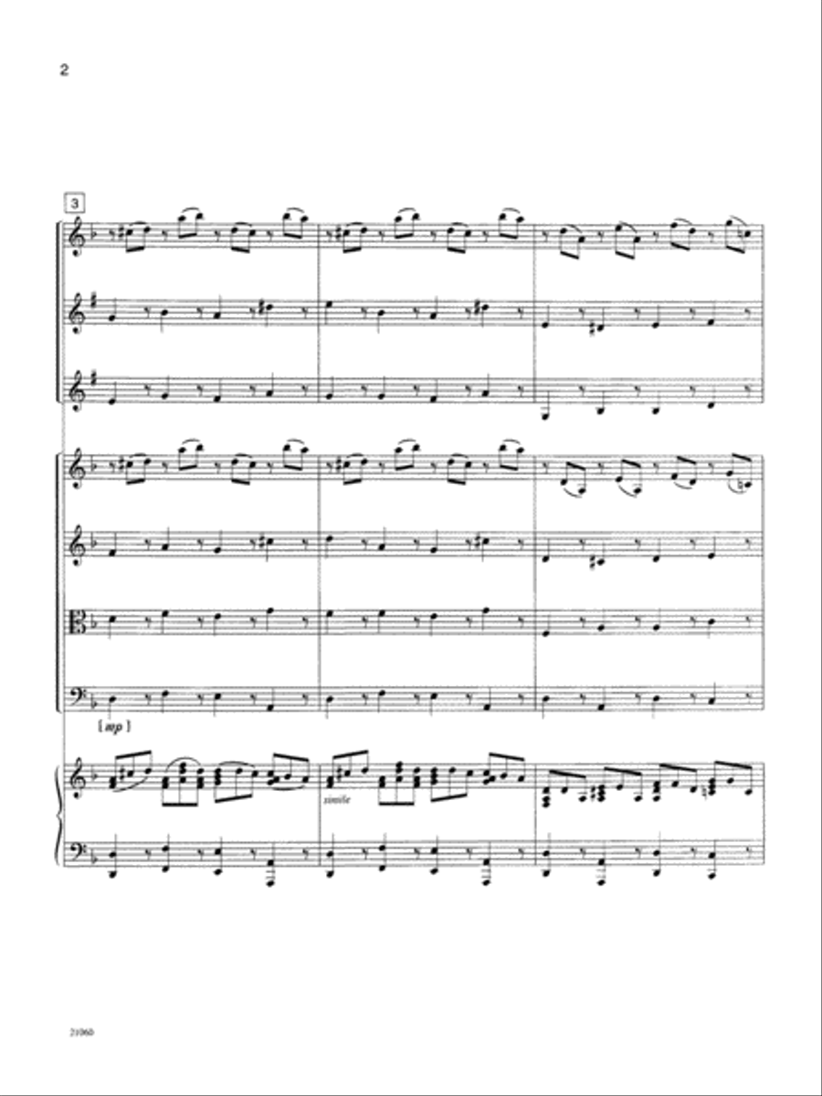 Lacrimosa (from Requiem): Score Choir scores gallery preview page 2