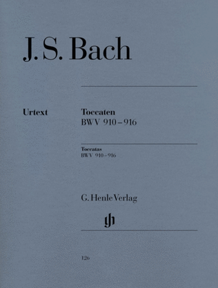 Book cover for Bach - Toccatas Bwv 910-916 Urtext