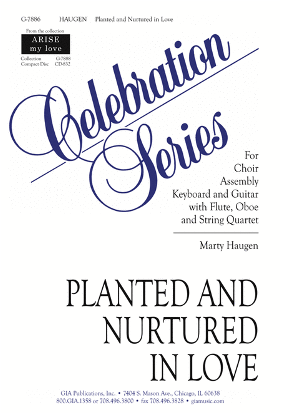 Planted and Nurtured in Love - Guitar edition Guitar scores gallery preview page 1