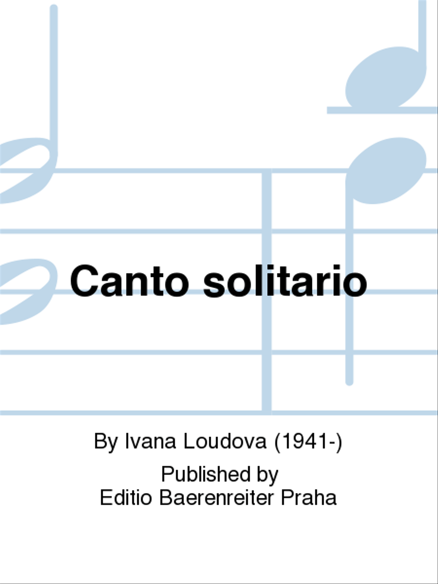 Canto solitario