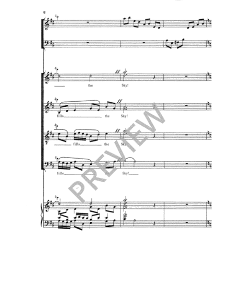 From Lands That See the Sun Arise 4-Part scores gallery preview page 9