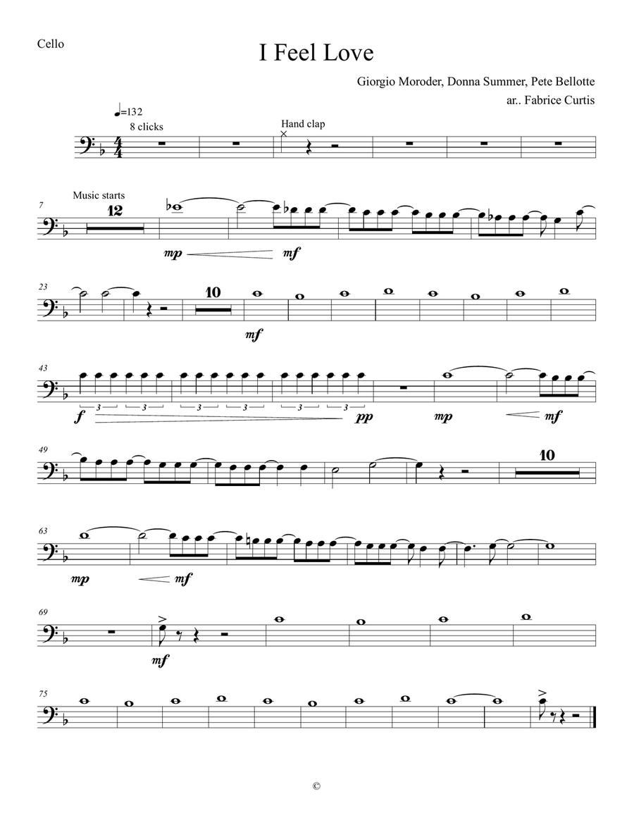 I Feel Love Large Ensemble scores gallery preview page 4