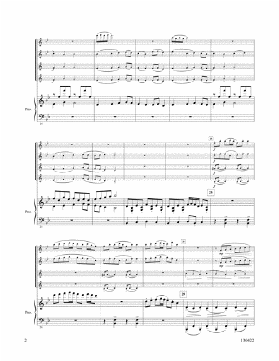 He Is Born The Divine Christ Child Woodwind Quartet scores gallery preview page 2
