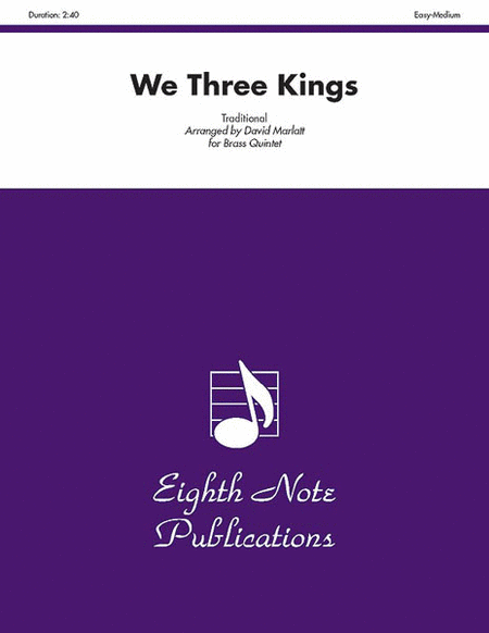 We Three Kings by Traditional Brass Quintet - Sheet Music