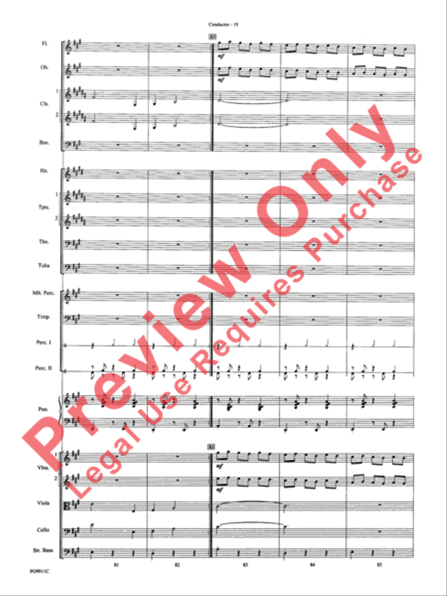 A Charlie Brown Christmas Full Orchestra scores gallery preview page 22