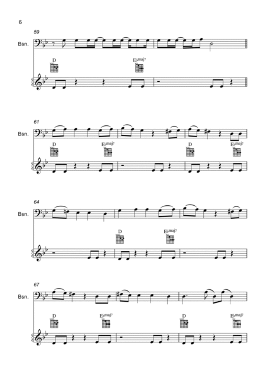 Unholy Bassoon scores gallery preview page 6