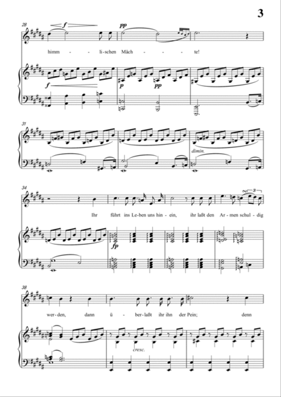 Schubert-Gesänge des Harfners,Op.12 No.2 in #G minor,for Vocal and Piano Voice scores gallery preview page 4