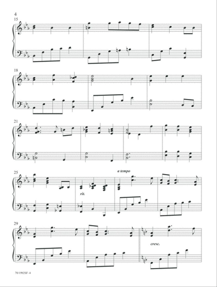 Merry Christmas and a Happy New Year! Piano Solo scores gallery preview page 4